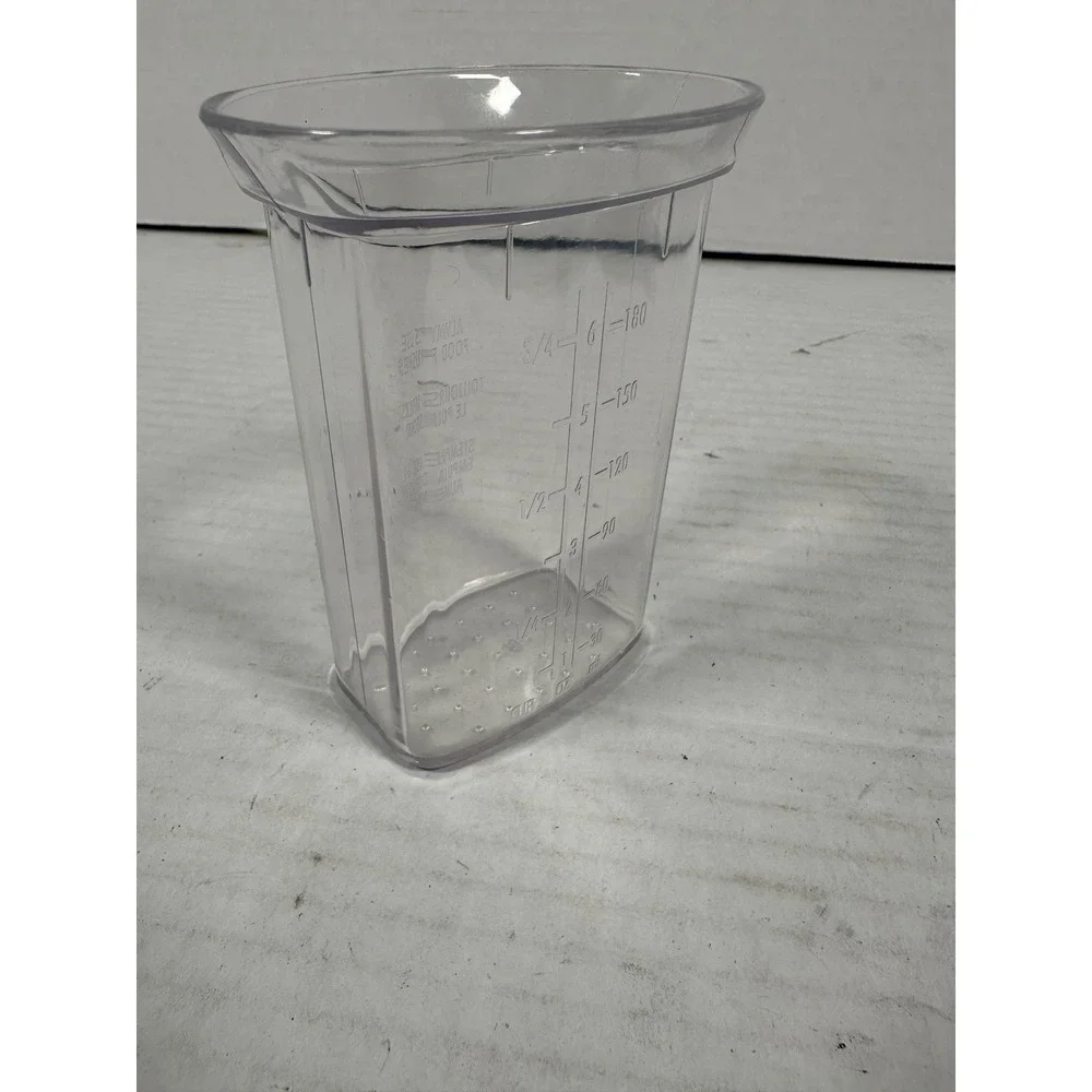 Hamilton Beach 70670 Food Processor Pusher Measuring Cup 6oz Replacement Part